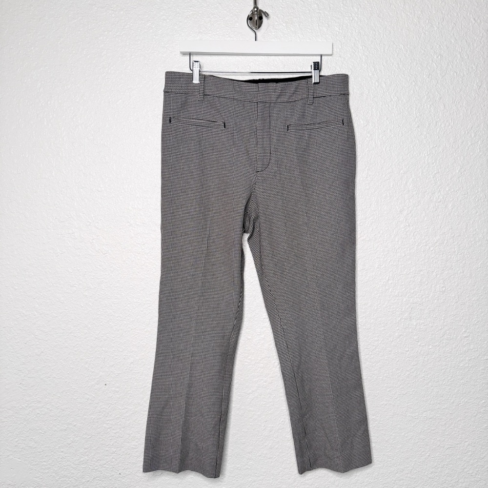 ANTHROPOLOGIE HOUNDSTOOTH TROUSERS SZ 14